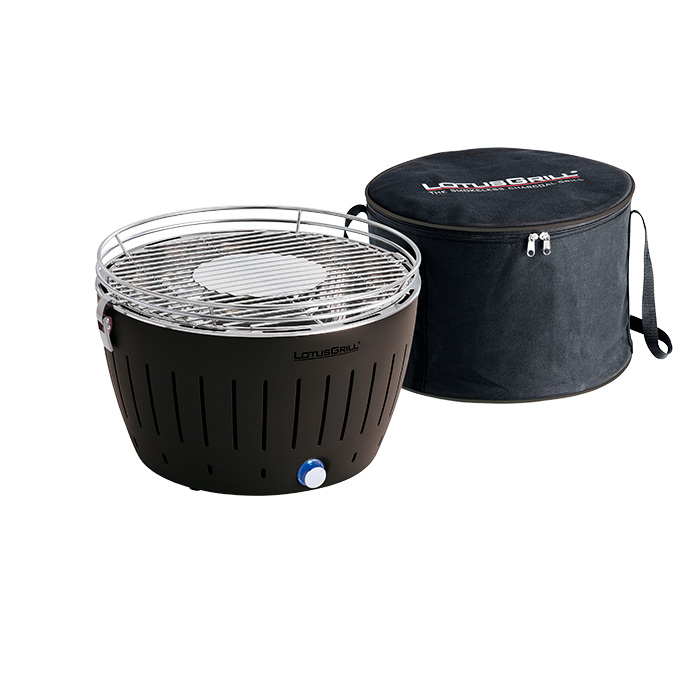 Бездимний вугільний гриль LotusGrill Classic 32 см, графіт