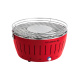 Бездимний вугільний гриль LotusGrill XL 40.5 см, червоний