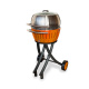 Садовий бездимний вугільний гриль LotusGrill XL Garden Set 40.5 см, фіолетовий