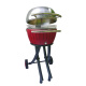 Садовий бездимний вугільний гриль LotusGrill XL Garden Set 40.5 см, фіолетовий