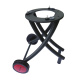 Садовий бездимний вугільний гриль LotusGrill XL Garden Set 40.5 см, фіолетовий