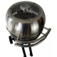Садовий бездимний вугільний гриль LotusGrill XL Garden Set 40.5 см, фіолетовий
