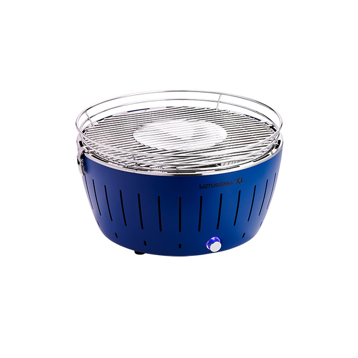Бездимний вугільний гриль LotusGrill XL 40.5 см, синій