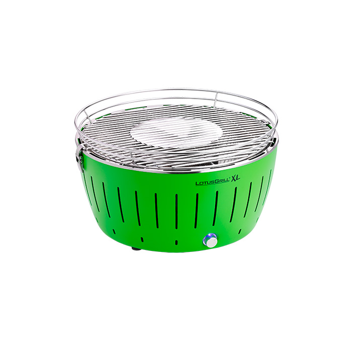 Бездимний вугільний гриль LotusGrill XL 40.5 см, зелений