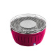Бездимний вугільний гриль LotusGrill XL 40.5 см, фіолетовий