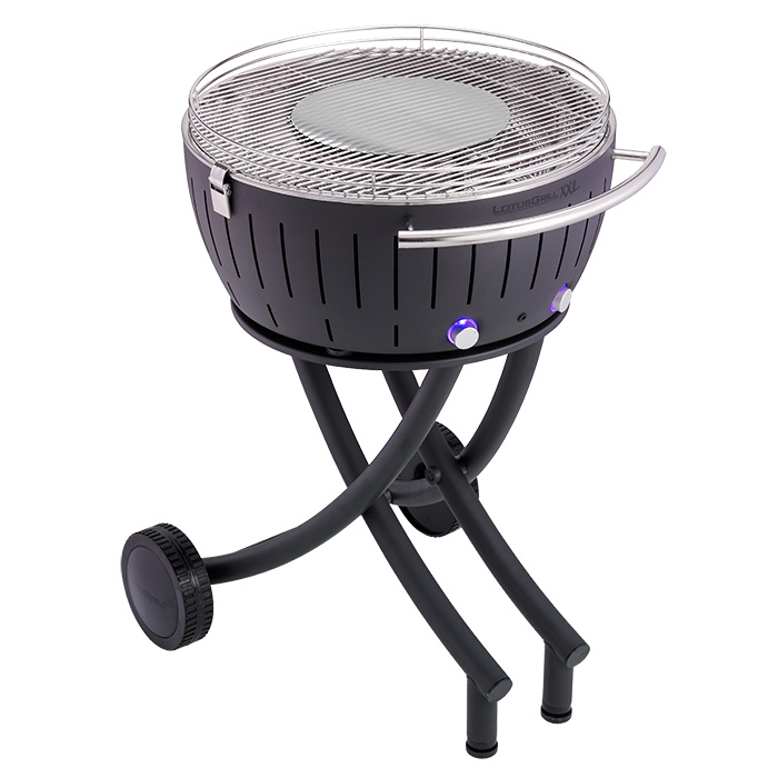 Садовий бездимний вугільний гриль LotusGrill XXL 57.6 см, графіт 