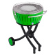 Садовий бездимний вугільний гриль LotusGrill XXL 57.6 см, зелений