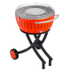 Садовий бездимний вугільний гриль LotusGrill XXL 57.6 см, помаранчевий