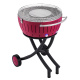 Садовий бездимний вугільний гриль LotusGrill XXL 57.6 см, фіолетовий